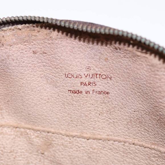 LOUIS VUITTON Monogram Trousse Demi Ronde Cosmetic Pouch M47520 LV Auth 87547 - Picture 9 of 16
